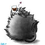  &lt;3 2017 ambiguous_gender anthro arthropod butterfly drawing insect poof ratte ratteguhn simple_background sitting solo theta_(ratte) 