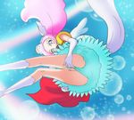  aqua_skirt bloomers blue_background blue_eyes boots cure_parfait elbow_gloves from_below gloves haruyama_kazunori kirahoshi_ciel kirakira_precure_a_la_mode long_hair magical_girl open_mouth panties panties_aside pink_hair precure skirt solo sparkle sparkle_background underwear white_footwear white_gloves 