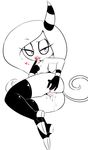  &lt;3 black_and_white breasts deadly_six female hearlesssoul invalid_tag lying monochrome on_side pussy solo sonic_(series) sonic_lost_world zeena 