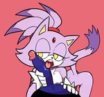  blaze_the_cat breasts cat feline female headband hedgehog licking male male/female mammal miscon open_mouth oral penis penis_lick sex sonic_(series) sonic_the_hedgehog tongue tongue_out 