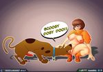  2017 big_breasts breasts canine clothing erection eyewear female female_on_feral feral glasses hair human male mammal nipples nude penis pussy scooby-doo scooby-doo_(series) simple_background smile urielmanx7 velma_(scooby-doo) 