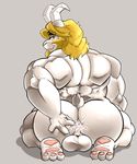 2017 3_toes 4_fingers after_sex anthro anus asgore_dreemurr back_muscles backsack balls barazoku bedroom_eyes biceps big_butt big_eyebrows big_muscles biped blonde_hair boss_monster butt caprine claws cum cum_drip cum_from_ass cum_in_ass cum_inside cum_on_balls cum_on_butt cum_on_taint curved_horn digital_drawing_(artwork) digital_media_(artwork) dripping eyebrows_visible_through_hair fangs fluffy fluffy_tail full-length_portrait grey_background hair half-closed_eyes hand_on_butt hi_res hindpaw horn humanoid_hands kneeling looking_at_viewer looking_back male mammal mane_hair muscular muscular_male nude pawpads paws perineum pink_anus pink_pawpads plantigrade portrait presenting presenting_anus presenting_hindquarters puffy_anus raised_tail rear_view red_eyes seductive shadow short_hair short_tail shoulder_blades simple_background sitting small_tail smile solo spread_anus spreading thebuttdawg toe_claws toes translucent_hair triceps undertale video_games wariza white_balls white_claws white_horn 