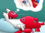  2017 4:3 azu bed bedroom brother brother_and_sister calurio clitoral clitoris dialogue digital_media_(artwork) dragon english_text erection female feral feral_on_feral frottage half-closed_eyes incest kissing latias latios legendary_pok&eacute;mon low_res lying male male/female masturbation nintendo on_back penis pillow pok&eacute;mon purple_eyes pussy sequence sex sibling simple_background sister solo spread_pussy spreading tapering_penis text thought_bubble toony uza video_games 
