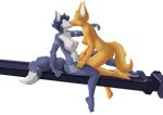  breasts canine domino fara_phoenix female female/female fennec fox kissing krystal mammal nintendo star_fox tattoo video_games 