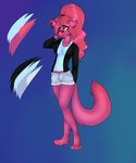  anthro biped canine clothed clothing dickgirl digital_media_(artwork) female fur hair herm intersex mammal rosy simple_background smile 