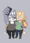  clothing fox_mccloud hoodie jacket nintendo peace_sign_(disambiguation) selfie shinki_k shirt star_fox tank_top video_games wolf_o&#039;donnell 