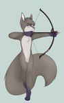  bow_(weapon) foxxie_softpaws hypohate_(artist) male mammal ranged_weapon rodent squirrel weapon 