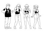  2018 armor bag big_breasts blackshirtboy breast_growth breasts cleavage clothed clothing elf female footwear gender_transformation high_heels human human_to_humanoid humanoid jeans male mammal mtf_transformation pants ponytail sequence shirt shoes simple_background smile solo standing surprise transformation weapon white_background 