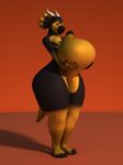  2016 3d_(artwork) absurd_res anthro anthroanim balls big_balls big_penis digital_media_(artwork) dragon hi_res horn huge_balls humanoid_penis hyper hyper_balls male milenth_drake nude penis simple_background smile solo thick_thighs wide_hips 