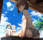  ass bikini cleavage kantai_collection pestxsan shoukaku_(kancolle) swimsuits taihou_(kancolle) wet wet_clothes zuikaku_(kancolle) 