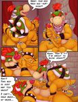  absurd_res anal anal_penetration balls bowser bowser_jr. comic duo father father_and_son hi_res humanoid_penis incest koopa long_penis male male/male mario_bros masturbation nintendo parent penetration penis puggy scalie sex son video_games 