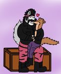  &lt;3 artichoke_(character) buddy_thunderstruck canine dog kissing lightblueflare_(artist) male male/male mammal mr_weaselbrat_(character) mustelid weasel 