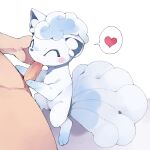 &lt;3 1:1 absurd_res alolan_form alolan_vulpix ambiguous_gender blush bodily_fluids digitigrade drooling duo eyes_closed fellatio female feral genital_fluids genitals hand_on_face hi_res human interspecies male mammal multi_tail nintendo oral paws penile penis pokemon pokemon_(species) pokephilia precum regional_form_(pokemon) saliva sex size_difference standing tail vein veiny_penis youjomodoki