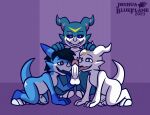 alex_the_demon_veemon balls bandai_namco blue_body blue_scales blue_skin claws digimon digimon_(species) dragon fellatio genitals group group_sex hi_res horn joshua_blueflame male male/male oral penile penis scales scalie sex shiromon_(shiromon999) threesome tongue tongue_out veemon white_body white_scales white_skin