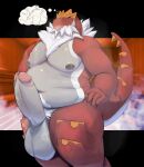 anthro balls big_balls big_penis bodily_fluids brogurtlover69 chubby_male erection fossil_pokemon generation_6_pokemon genital_fluids genitals handless hi_res looking_down male moobs nintendo no_hands penis pokemon pokemon_(species) precum slightly_chubby solo tongue tongue_out tyrantrum
