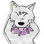 2023 alpha_channel ayakashi canid canine canis digital_drawing_(artwork) digital_media_(artwork) domestic_dog feral ghost honeywolfpussy kekkaishi madarao_(kekkaishi) male mammal simple_background solo spirit transparent_background white_body wolf