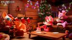 3d_(artwork) absurd_res amy_rose barefoot bat blaze_the_cat christmas digital_media_(artwork) domestic_cat eulipotyphlan feet felid feline felis female group hedgehog hi_res holidays mammal milkmeister3d rouge_the_bat sega sonic_the_hedgehog_(series)