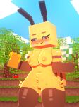 3d_(artwork) animal_humanoid antennae_(anatomy) anthro arthropod arthropod_humanoid bee bee_(minecraft) bee_girl bee_humanoid big_breasts blue_eyes breasts coresvoid curvy_body curvy_female curvy_figure digital_media_(artwork) female food fur hi_res honey_(food) huge_breasts humanoid hymenopteran hymenopteran_humanoid insect insect_humanoid looking_at_viewer microsoft mine-imator minecraft mojang nude nude_female smile smooth_skin solo stinger thick_thighs voluptuous wings xbox_game_studios yellow_body