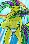 absurd_res anthro briefs briefs_only clothed clothing feathers forked_tongue gender_symbol hi_res itzal_eguzkia legswithsnake lgbt_pride male male/male_symbol male_symbol pride_color_clothing pride_color_flag pride_color_underwear pride_colors reptile scalie sexuality_symbol snake solo speedo speedo_only swimwear symbol tail thong thong_only tongue topless underwear underwear_only