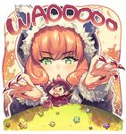  big_bad_wolf big_bad_wolf_(cosplay) chibi commentary_request cosplay english freckles hill little_red_riding_hood little_red_riding_hood_(grimm) little_red_riding_hood_(grimm)_(cosplay) multiple_girls penny_polendina ruby_rose rwby 