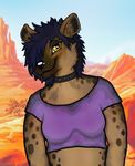  anthro breasts clothing female hyena kiiana kiianawillow mammal piercing spottedhyena 