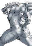  backsack balls bathym butt canine clothing demon hat looking_back male mammal muscular muscular_male nipples pecs pose raozone tight_clothing tokyo_afterschool_summoners visor wetsuit wolf 