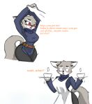 anthro blush dreamworks english_text female hi_res kung_fu_panda pace-maker short_stack small_waist solo text thick_thighs wide_hips zhen_(kung_fu_panda)