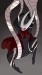  5_fingers arthropod black-body blush breasts consentacles empty_eyes female fenix31_(artist) forced hollow_knight hollow_knight_(species) hornet_(hollow_knight) humanoid insect nude pussy solo tentacles white_body 