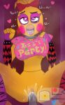 &lt;3_eyes 2023 4_fingers abstract_background absurd_res accessory ahegao animatronic anthro arm_warmers armwear artist_name avian beak beanontoast big_breasts bird blonde_hair bodily_fluids bottomless bottomless_anthro bottomless_female bow_ribbon breasts chicken clothed clothing crop_top curvy_figure dialogue digital_drawing_(artwork) digital_media_(artwork) drooling duo ear_piercing ear_ring english_text erection eyeshadow female fingerless_gloves fingers first_person_view five_nights_at_freddy&#039;s five_nights_at_freddy&#039;s_2 galliform gallus_(genus) genital_fluids genitals glamrock_toy_chica_(fnaf) gloves hair hair_accessory hair_bow hair_ribbon handwear heart_symbol hi_res hourglass_figure leg_warmers legwear lipstick looking_pleasured machine makeup male male/female male_pov open_mouth open_smile penetration penis phasianid piercing pink_eyeshadow profanity purple_eyes ribbons ring_piercing robot saliva scottgames sex shirt shoulder_pads small_waist smile sweat sweatdrop text thick_thighs tongue topwear toy_chica_(fnaf) under_boob vaginal vaginal_fluids vaginal_penetration voluptuous watermark wide_hips yellow_body