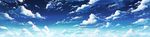  blue blue_sky cloud cloudy_sky commentary day gradient_sky highres long_image no_humans outdoors scenery sky wide_image 