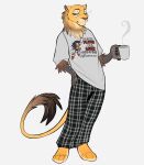 5_fingers absurd_res anthro biped bottomwear claws clothing english_text felid female fingers hi_res mammal pantherine pants ramahuro sega shirt solo sonic_the_hedgehog sonic_the_hedgehog_(series) tail tail_tuft text text_on_clothing text_on_shirt text_on_topwear topwear tuft