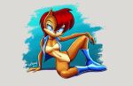 2024 anthro archie_comics blue_eyes boots boots_only bottomless breasts brown_body brown_fur casual_nudity chipmunk clothed clothing featureless_crotch female footwear footwear_only fur ground_squirrel hair hi_res legwear mammal mostly_nude navel nude red_hair rodent sally_acorn sciurid sega solo sonic_the_hedgehog_(archie) sonic_the_hedgehog_(comics) sonic_the_hedgehog_(series) sum5hadow topwear topwear_only vest vest_only