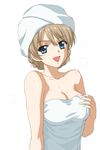  a1 breast_hold darjeeling girls_und_panzer initial-g tagme towel 