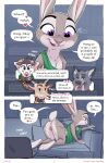  amadose anthro anus biped dialogue disney female fur genitals grey_body grey_fur group heart_symbol hi_res judy_hopps lagomorph leporid male mammal purple_eyes pussy rabbit rear_view short_tail speech_bubble tail zootopia 