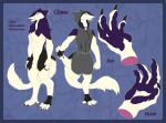 animal_genitalia balls chase_(deaconthereaper) clothing curling_toes feet fully_sheathed genitals male model_sheet pawpads prehensile_feet sergal sheath solo stretching tail tail_tuft toes tuft winteranswer