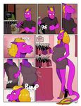  belly blackshirtboy comic dragon female gender_transformation male pregnant solo transformation 