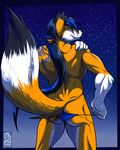  butt canine clothing fox invalid_tag iudicium86 male mammal muscular pinup pose thong 