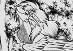 big_breasts bottomwear breasts clothed_female clothing dragon feathered_wings feathers female female_prey feral feral_pred forest hair hi_res horn huge_breasts human human_prey inside_throat internal jess_(random-bard) jessicarae larger_pred male male/female male_pred mammal monochrome mythological_creature mythological_scalie mythology neck_bulge oral_vore pants plant random-bard scalie shirt size_difference smaller_prey smile swallowing topwear tree unwilling_prey vore willing_pred winder_(sentinelwinder) wings