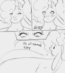  anthro big_breasts blush bovid breasts caprine clothed clothing comic dialogue dreamy_pride eyes_closed female hi_res huge_breasts hyper hyper_breasts livia_(dreamypride) mammal mature_female pupils sheep skimpy solo text 