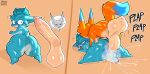  2024 absurd_res anal anal_orgasm anal_penetration anthro balls big_balls big_butt big_penis blue_body blue_fur blush bodily_fluids butt conditional_dnp cum cum_in_ass cum_inside cum_while_penetrated disembodied_penis duo eye_roll from_behind_position fur genital_fluids genital_raphe genitals gnar_(lol) heart_symbol hi_res huge_balls huge_butt huge_penis humanoid_genitalia humanoid_penis league_of_legends looking_back lying male male/male on_front orange_body orange_fur penetration penis penis_size_difference perching_position precum raphe_(anatomy) riot_games rumble_(lol) savourysausages scrotal_raphe sex short_stack small_but_hung smile spread_legs spreading sweat sweaty_balls sweaty_butt sweaty_genitalia tan_body tan_fur teapot_(body_type) tencent tongue tongue_out vein veiny_penis yordle 