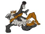  anal anal_penetration anthro canid canine canis chokehold deamondante duo fox fox_mccloud genitals humanoid_genitalia looking_pleasured male male/male male_penetrated male_penetrating male_penetrating_male mammal nintendo penetration penis sex star_fox wolf wolf_o&#039;donnell wrestling 