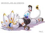  2016 ambiguous_gender cosmog eyes_closed feline feral fur happy legendary_pok&eacute;mon lion lying mammal nintendo pok&eacute;mon raymond158 solgaleo video_games white_fur 