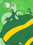  big_breasts big_butt breasts busty_feral butt feral nintendo pok&eacute;mon reptile scalie serperior snake video_games walter_sache 