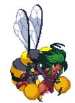  animated arthropod bee bestiality digital_media_(artwork) duo dystopia_story female female_on_feral feral flying forced green_hair hair human human_on_feral insect interspecies lifted low_res male male/female mammal nude penetration penis pixel_(artwork) sex simple_background tobihime vaginal vaginal_penetration video_games young 