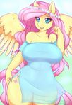  2017 cheezayballs equine female fluttershy_(mlp) friendship_is_magic hair hi_res looking_at_viewer mammal my_little_pony pegasus pink_hair solo wings 