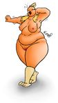  anthro bbwpokedex belly big_belly breasts eddy_okapi eyes_closed female nintendo nude open_mouth overweight overweight_female pok&eacute;mon pussy slightly_chubby solo stretching tired torchic video_games wide_hips yawn 