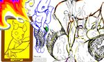  breasts canine certified_art cum digimon fishnet flockdraw fox herm horn intersex mammal penis pussy rainbow renamon unknown_artist 