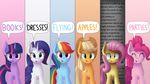  applejack_(mlp) cute equine female feral fluttershy_(mlp) friendship_is_magic group happy horn horse humor mammal my_little_pony pinkie_pie_(mlp) pony rainbow_dash_(mlp) rarity_(mlp) text twilight_sparkle_(mlp) unicorn vanillaghosties 