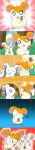 absurd_res accessory bijou_(hamtaro) blush bow_ribbon cricetid failure female gift gift_bow golden_hamster group hair_accessory hair_bow hair_ribbon hamster hamtaro hamtaro_(series) hi_res holding_object long_image male male/female mammal namanama oxnard_(hamtaro) pashmina_(hamtaro) question_mark ribbons rodent scarf sparkles sparkling_eyes sunflower_seed tall_image twin_bows twin_hair_bows