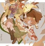  :o bell blush book boots calligraphy_brush checkered checkered_kimono cross-laced_footwear dated floral_print flower frilled_skirt frills glasses hair_bell hair_flower hair_ornament hieda_no_akyuu highres japanese_clothes kimono lace-up_boots long_sleeves motoori_kosuzu multiple_girls nengo orange_eyes orange_hair paintbrush purple_hair sandals scroll short_hair skirt touhou twitter_username two_side_up wide_sleeves 